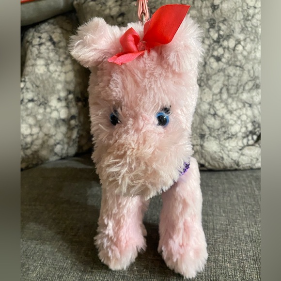 Plush Dog Handbags with Red and Pink Accents - Picture 8 of 9